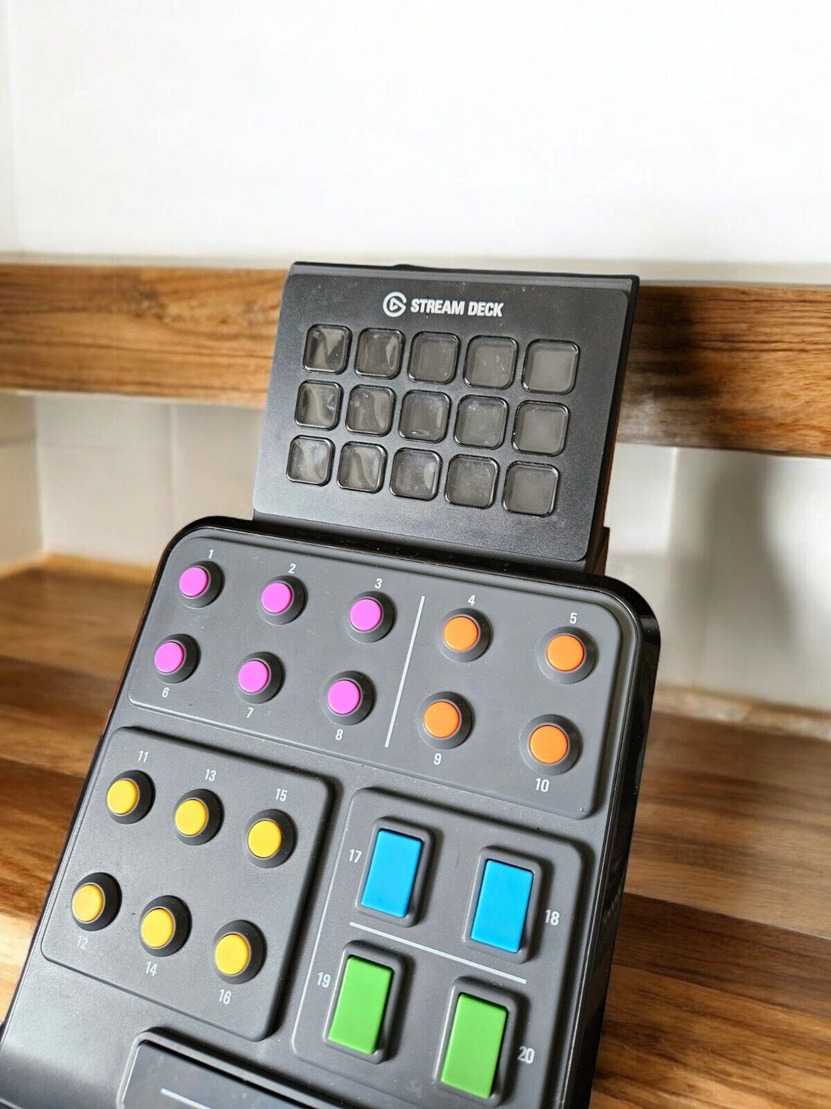 Saitek/Logitech Farm/Truck/Flight Sim Vehicle Side Panel Elgato StreamDeck Stand
